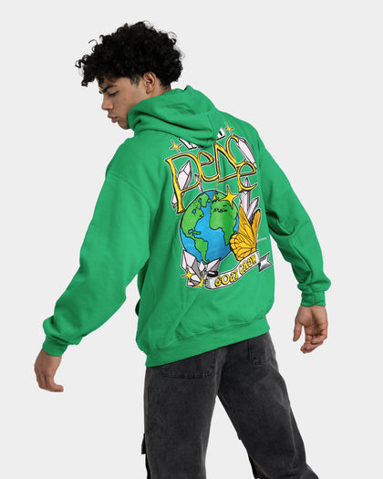 Goat Crew World Peace Hoodie Green