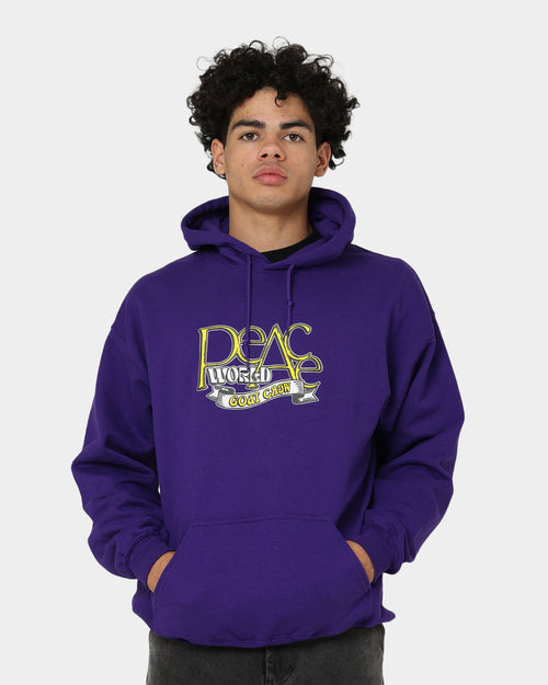 Goat Crew World Peace Hoodie Purple