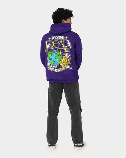 Goat Crew World Peace Hoodie Purple
