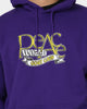 Goat Crew World Peace Hoodie Purple