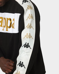 Kappa 222 Banda 10 Delfin Crewneck Black/Grey Vapo