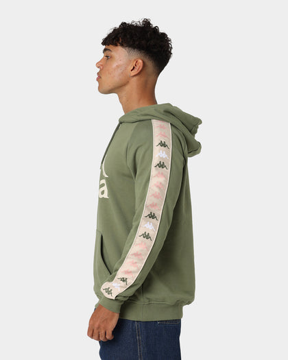 Kappa 222 Banda Hurtado 4 Hoodie Green Loden/Beige