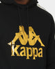 Kappa 222 Banda Hurtadof Hoodie Black/Grey Vapo