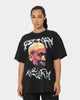 Rodman Brand The Worm Face Tats Vintage T-Shirt Black Wash
