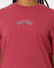 Majestic Athletic Women's Contrast Stitch T-Shirt Dark Blood