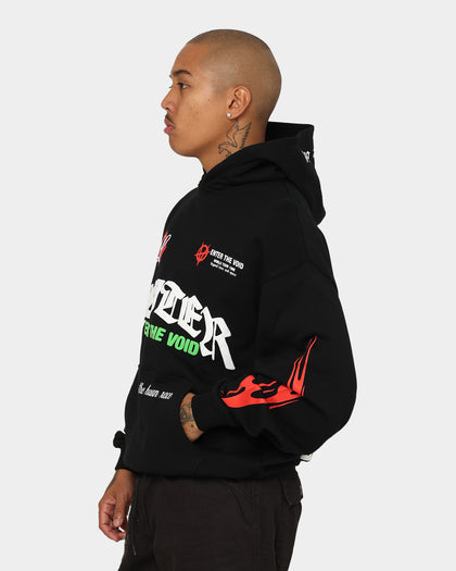 Loiter Void Multi Logo Hoodie Black/Multi