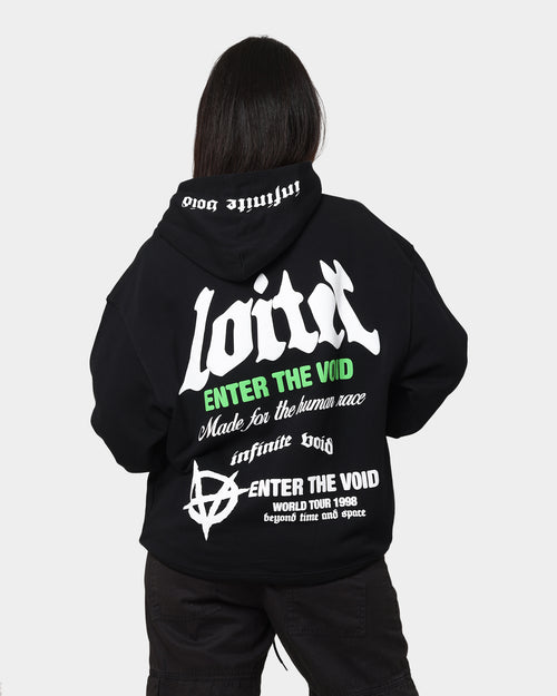 Loiter Void Multi Logo Hoodie Black/Multi