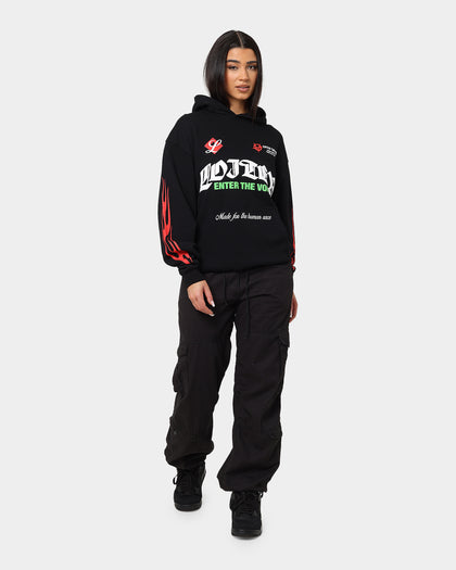 Loiter Void Multi Logo Hoodie Black/Multi