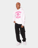 Crooks & Castles Fairfax Varsity Hoodie Hot Pink/White