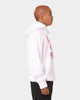 Crooks & Castles Fairfax Varsity Hoodie Hot Pink/White