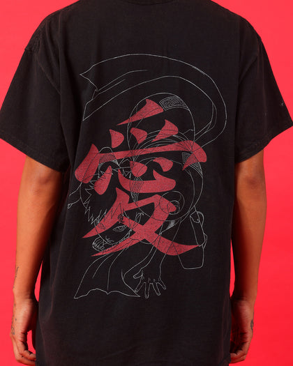 Goat Crew X Naruto Gaara Vintage T-Shirt Black Wash