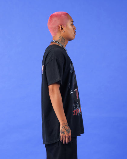 Goat Crew X Naruto Itachi Uchiha Premium Vintage T-Shirt Vintage Black