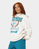 Mitchell & Ness Women's Miami Dolphins National Crewneck White Marle