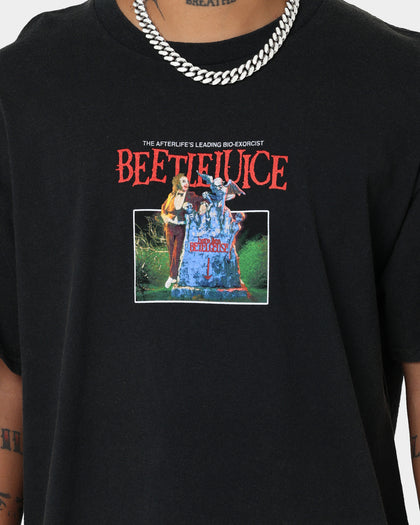 American Thrift X Beetlejuice Here Lies Vintage T-Shirt Vintage Black
