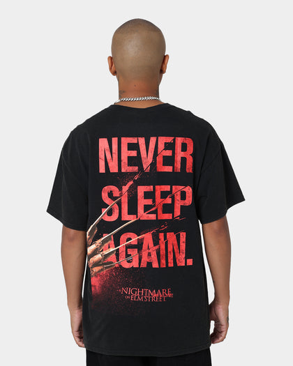 American Thrift X A Nightmare on Elm Street Never Sleep Vintage T-Shirt Vintage Black