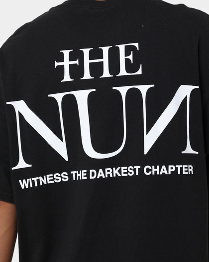 American Thrift X The Nun The Nun Face Vintage T-Shirt Black Wash