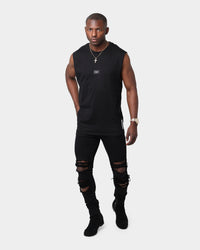 Saint Morta Annex Premier Oversized Muscle T-Shirt Black/Black