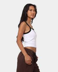 X-Girl Women's Basic Oval Logo Singlet White