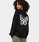 X-Girl Women's Butterfly Crewneck Black