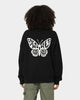 X-Girl Women's Butterfly Crewneck Black
