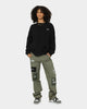 X-Girl Women's Butterfly Crewneck Black
