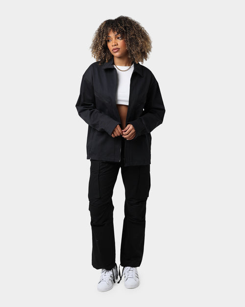 Adidas Trefoil Twill Blouson Jacket Black