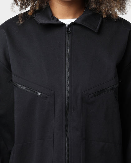Adidas Trefoil Twill Blouson Jacket Black