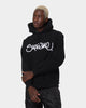 Supreme Raised Handstyle Hoodie Black