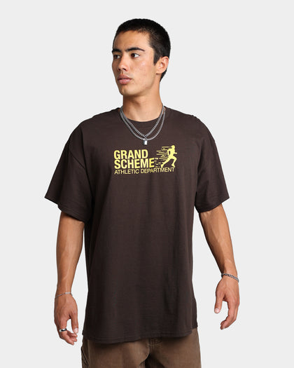 Grand Scheme Athletic Department T-Shirt Brown