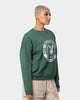 Playboy Women's Bunny Track Club Oversized Crewneck Emerald