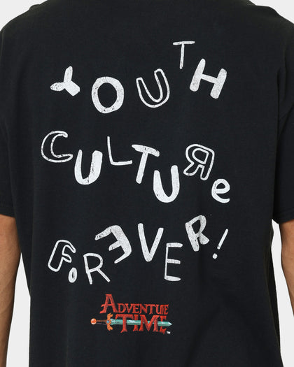 American Thrift X Adventure Time Finn The Human Vintage T-Shirt Black Wash