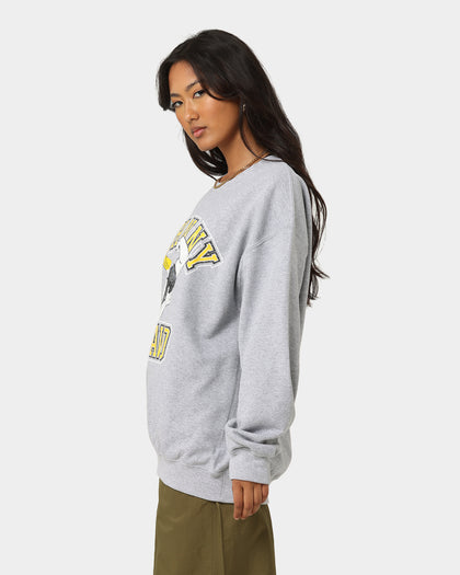 American Thrift X Johnny Bravo Johnny Bravo Crewneck Grey