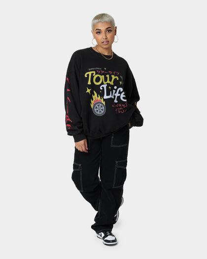 Goat Crew Tourlife Vintage Crewneck Black