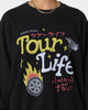 Goat Crew Tourlife Vintage Crewneck Black