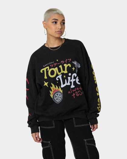 Goat Crew Tourlife Vintage Crewneck Black