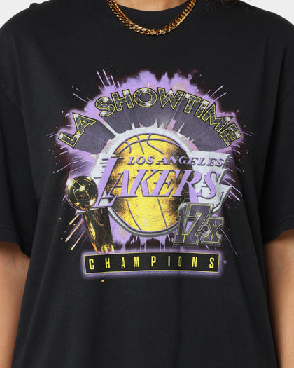 Mitchell & Ness Los Angeles Lakers Showtime Vintage T-Shirt Faded Black