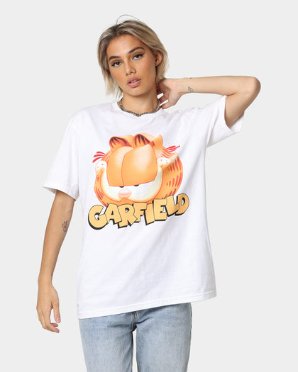 American Thrift X Garfield Face T-Shirt White