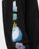 American Thrift X Adventure Time What Time Is It Vintage Hoodie Black Wash