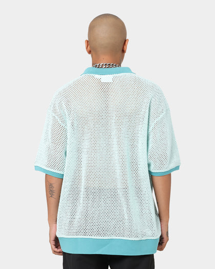 OBEY Grove Button-Up Polo Shirt Pure Water