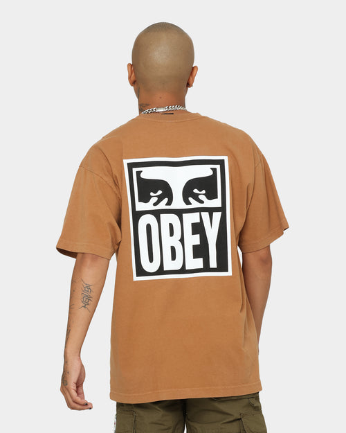 OBEY Eyes Icon 2 T-Shirt Brown Sugar