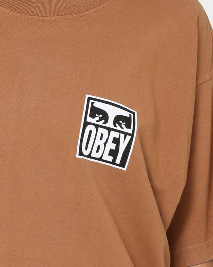 OBEY Eyes Icon 2 T-Shirt Brown Sugar