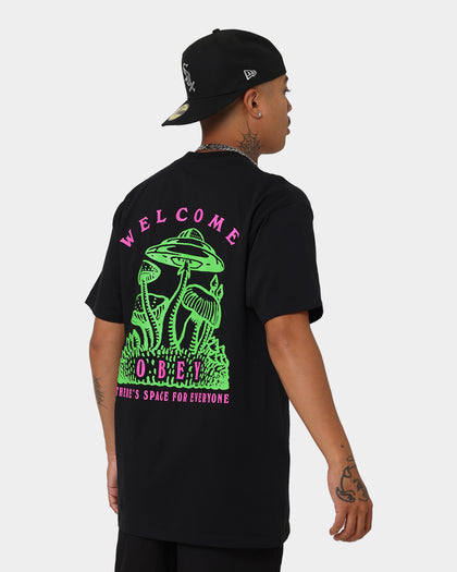 OBEY Space For Everyone T-Shirt Black