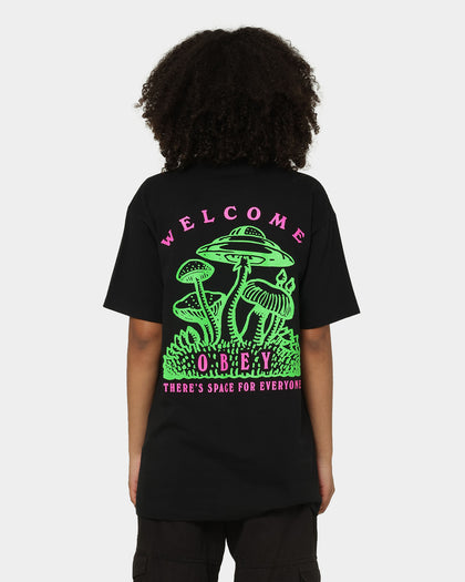 OBEY Space For Everyone T-Shirt Black