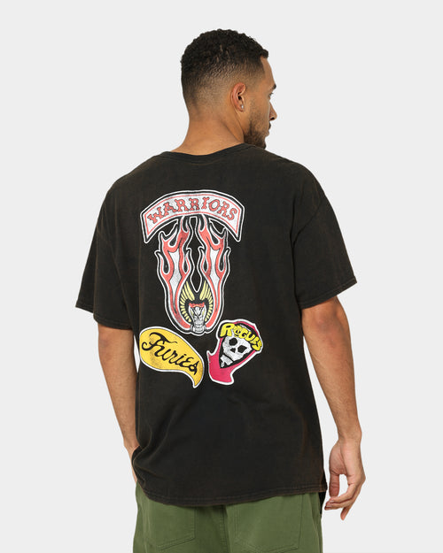 American Thrift X The Warriors Gangs Vintage T-Shirt Black Wash