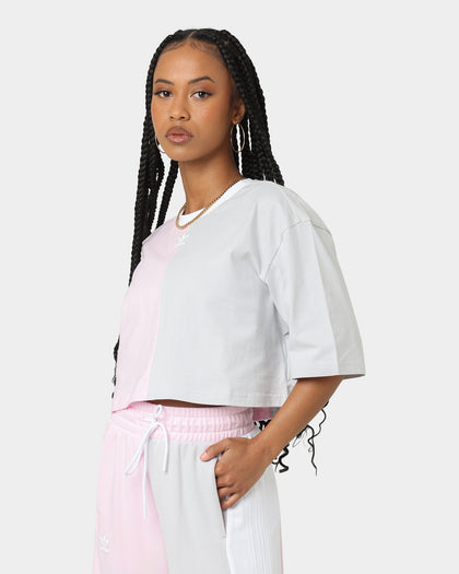 Adidas Women's Cropped T-Shirt Clear Pink
