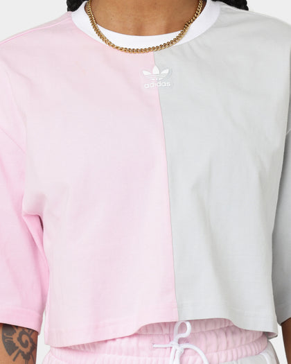 Adidas Women's Cropped T-Shirt Clear Pink