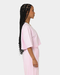 Adidas Women's Cropped T-Shirt Clear Pink
