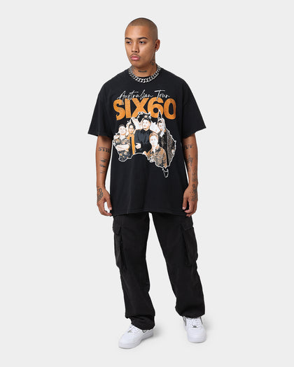 SIX60 Six60 Tour Vintage T-Shirt Black Wash