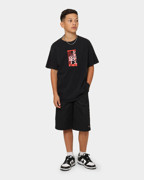 Shortie Kids' Tokyo T-Shirt Black Wash
