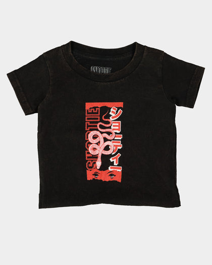 Shortie Kids' Tokyo T-Shirt Black Wash